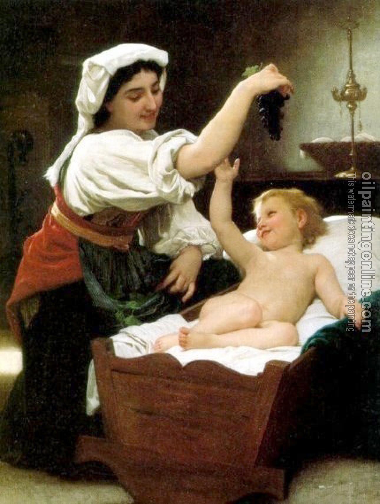 Bouguereau, William-Adolphe - La Grappe de Raisin( The Bunch of Grapes)